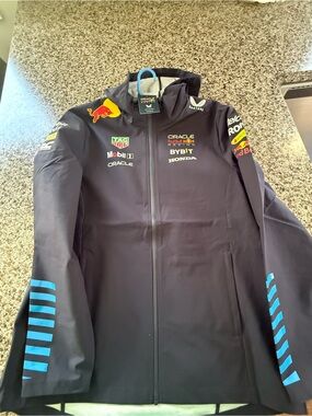 Red Bull Racing Black Lightweight Team Softshell Jacket